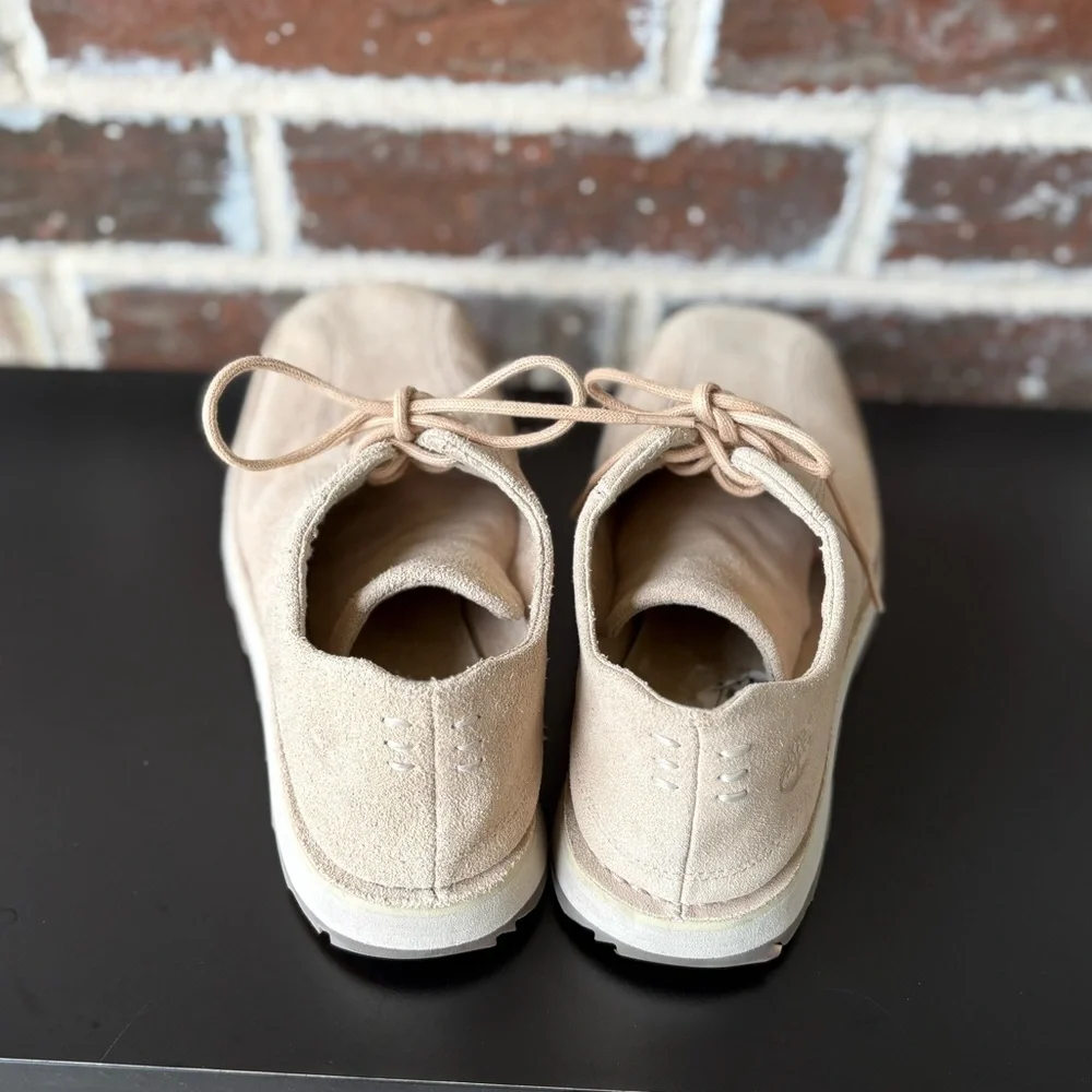 Timberland Smart Comfort Square Toe Loafers Size 8 Oatmeal Suede - Picture 9 of 12